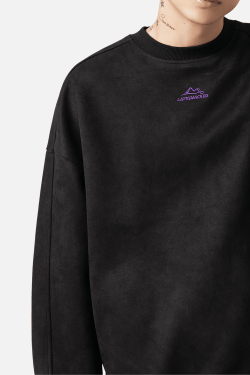 Style Core Aesthetics, New Style Trends Vintage Mountain Logo Fleece Sweatshirt