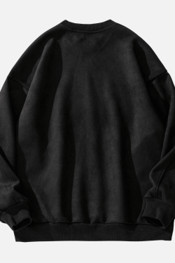 Style Core Aesthetics, New Style Trends Vintage Mountain Logo Fleece Sweatshirt