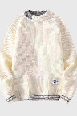 Style Core Aesthetics, New Style Trends Vintage Oversized Knit Sweater