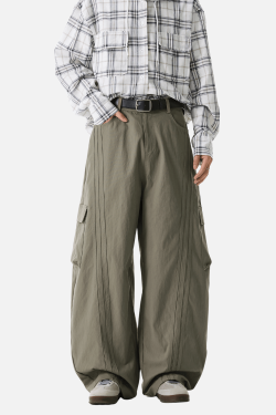 Style Core Aesthetics, New Style Trends Vintage Patchwork Cargo Pants