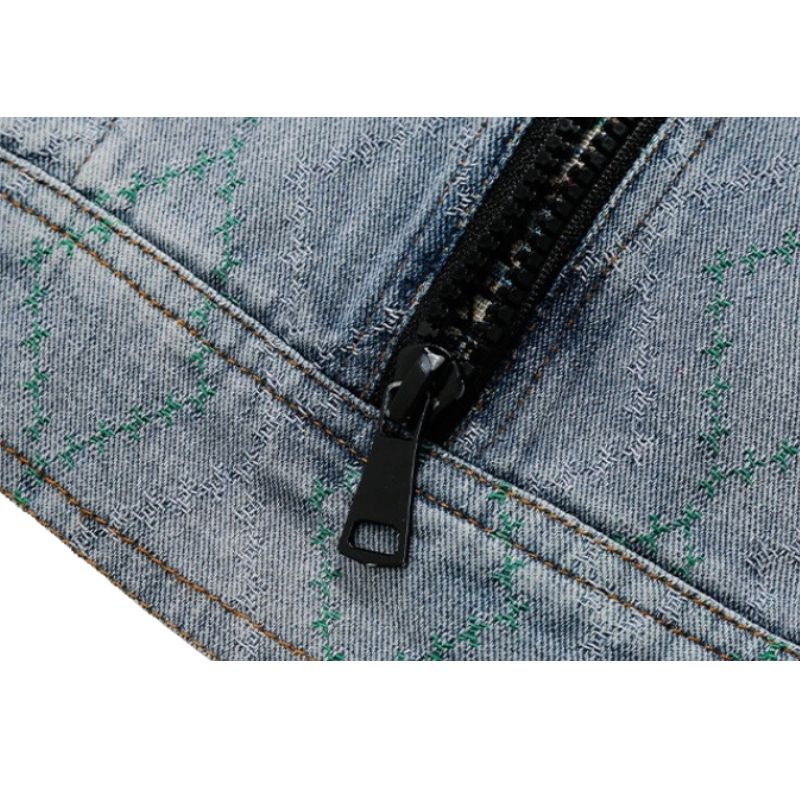 Style Core Aesthetics, New Style Trends Vintage Patchwork Denim Contrast Jacket Style Core Aesthetics, New Style Trends Vintage Patchwork Denim Contrast Jacket