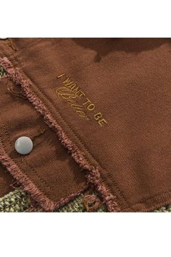 Style Core Aesthetics, New Style Trends Vintage Patchwork Jacket Outerwear