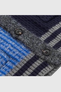 Style Core Aesthetics, New Style Trends Vintage Patchwork Knit Cardigan