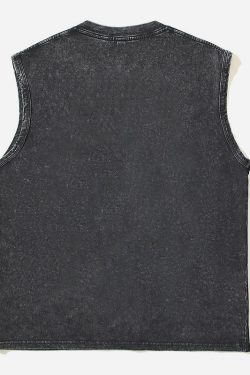 Style Core Aesthetics, New Style Trends Vintage Print Tank Top