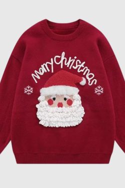 Style Core Aesthetics, New Style Trends Vintage Santa Christmas Sweater