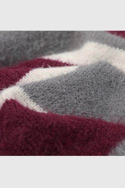 Style Core Aesthetics, New Style Trends Vintage Striped Knit Sweater