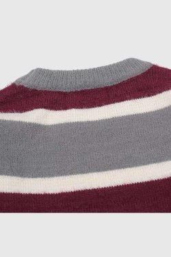 Style Core Aesthetics, New Style Trends Vintage Striped Knit Sweater