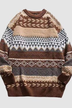 Style Core Aesthetics, New Style Trends Vintage Striped Sweater