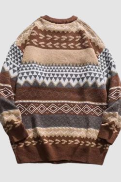 Style Core Aesthetics, New Style Trends Vintage Striped Sweater