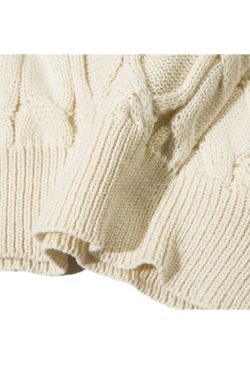 Style Core Aesthetics, New Style Trends Vintage Twist Solid Turtleneck Sweater