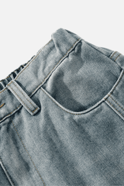 Style Core Aesthetics, New Style Trends Vintage Washed Panel Jeans