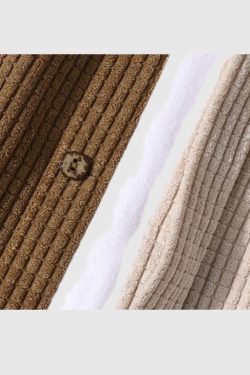 Style Core Aesthetics, New Style Trends Waffle Patchwork Corduroy Sets