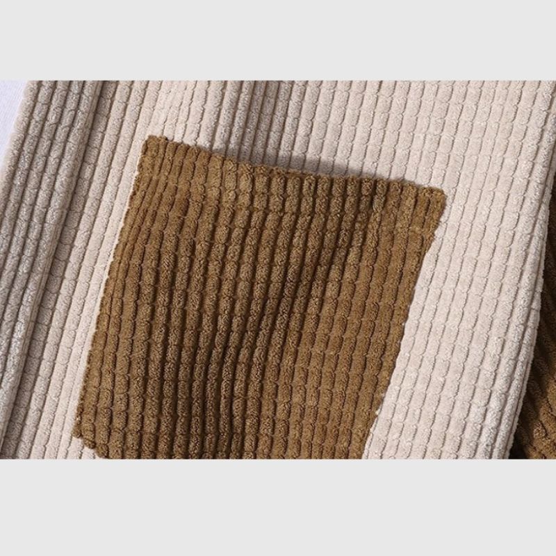 Style Core Aesthetics, New Style Trends Waffle Patchwork Corduroy Sets Style Core Aesthetics, New Style Trends Waffle Patchwork Corduroy Sets