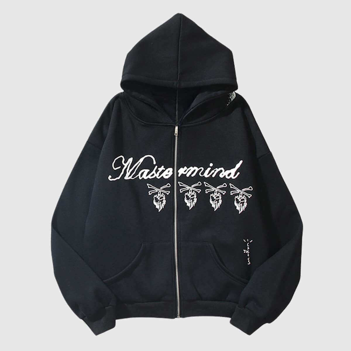 Style Core Aesthetics, New Style Trends Wash Skull Print Hoodie Style Core Aesthetics, New Style Trends Wash Skull Print Hoodie