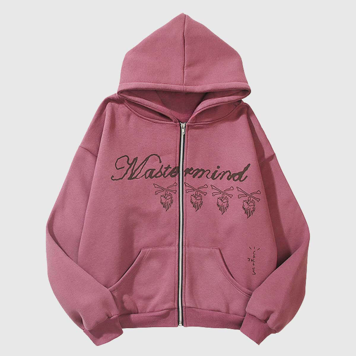 Style Core Aesthetics, New Style Trends Wash Skull Print Hoodie Style Core Aesthetics, New Style Trends Wash Skull Print Hoodie