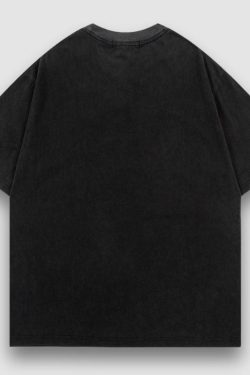 Style Core Aesthetics, New Style Trends Washed Distressed Anime Pinted Tee