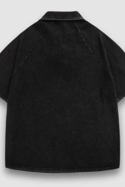 Style Core Aesthetics, New Style Trends Washed Flower Cotton Tee