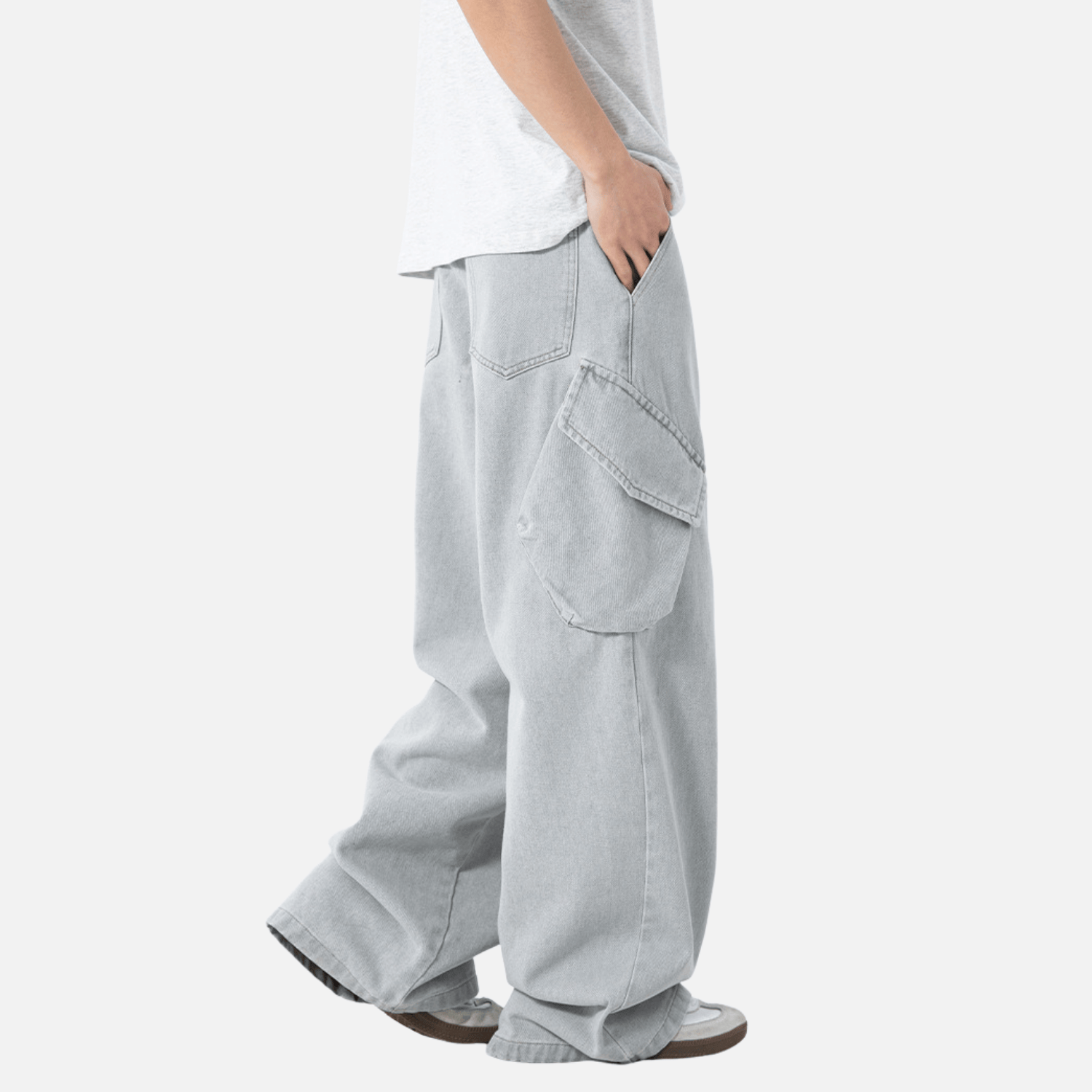 Style Core Aesthetics, New Style Trends Washed Vintage Denim Pants Style Core Aesthetics, New Style Trends Washed Vintage Denim Pants