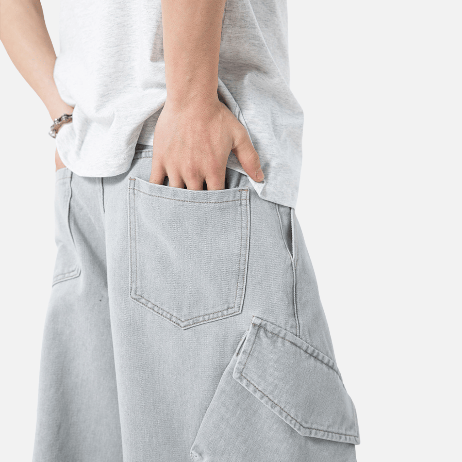 Style Core Aesthetics, New Style Trends Washed Vintage Denim Pants Style Core Aesthetics, New Style Trends Washed Vintage Denim Pants