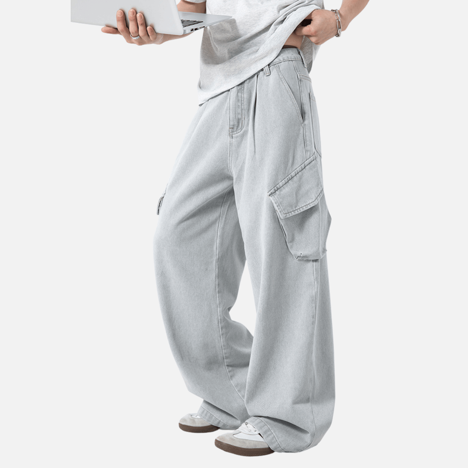 Style Core Aesthetics, New Style Trends Washed Vintage Denim Pants Style Core Aesthetics, New Style Trends Washed Vintage Denim Pants