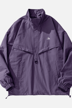 Style Core Aesthetics, New Style Trends Waterproof Textured Half-Zip Tactical Jacket