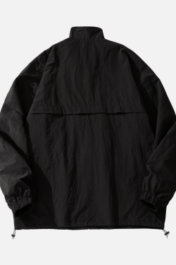 Style Core Aesthetics, New Style Trends Waterproof Textured Half-Zip Tactical Jacket