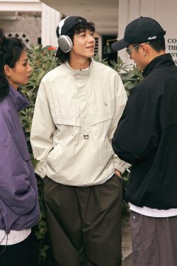 Style Core Aesthetics, New Style Trends Waterproof Textured Half-Zip Tactical Jacket