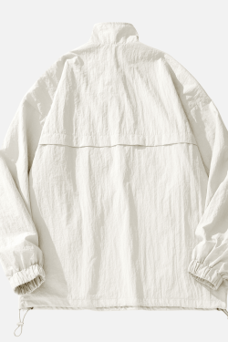 Style Core Aesthetics, New Style Trends Waterproof Textured Half-Zip Tactical Jacket