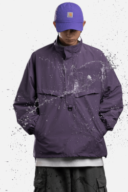Style Core Aesthetics, New Style Trends Waterproof Textured Half-Zip Tactical Jacket