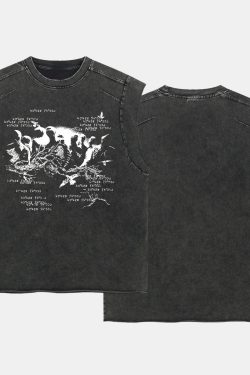 Style Core Aesthetics, New Style Trends Wax-Dye Print Tank Top