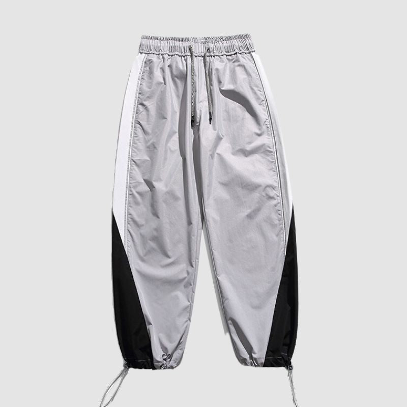 Style Core Aesthetics, New Style Trends Wide Leg Color Contrast Parachute Pants Style Core Aesthetics, New Style Trends Wide Leg Color Contrast Parachute Pants