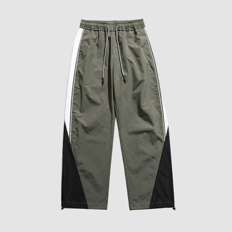 Style Core Aesthetics, New Style Trends Wide Leg Color Contrast Parachute Pants Style Core Aesthetics, New Style Trends Wide Leg Color Contrast Parachute Pants