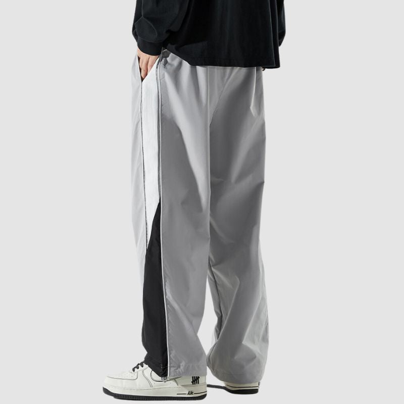 Style Core Aesthetics, New Style Trends Wide Leg Color Contrast Parachute Pants Style Core Aesthetics, New Style Trends Wide Leg Color Contrast Parachute Pants