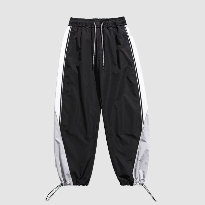 Style Core Aesthetics, New Style Trends Wide Leg Color Contrast Parachute Pants Style Core Aesthetics, New Style Trends Wide Leg Color Contrast Parachute Pants