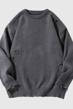 Style Core Aesthetics, New Style Trends Worn-In Knit Sweater