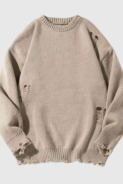 Style Core Aesthetics, New Style Trends Worn-In Knit Sweater