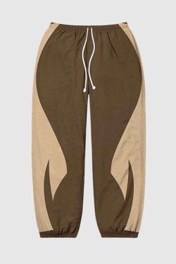 Style Core Aesthetics, New Style Trends Y2K Colorblock Hoodie & Pants Set