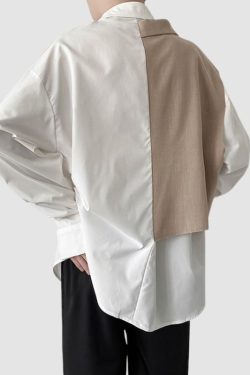 Style Core Aesthetics, New Style Trends Zipper Vest Patch Shirts