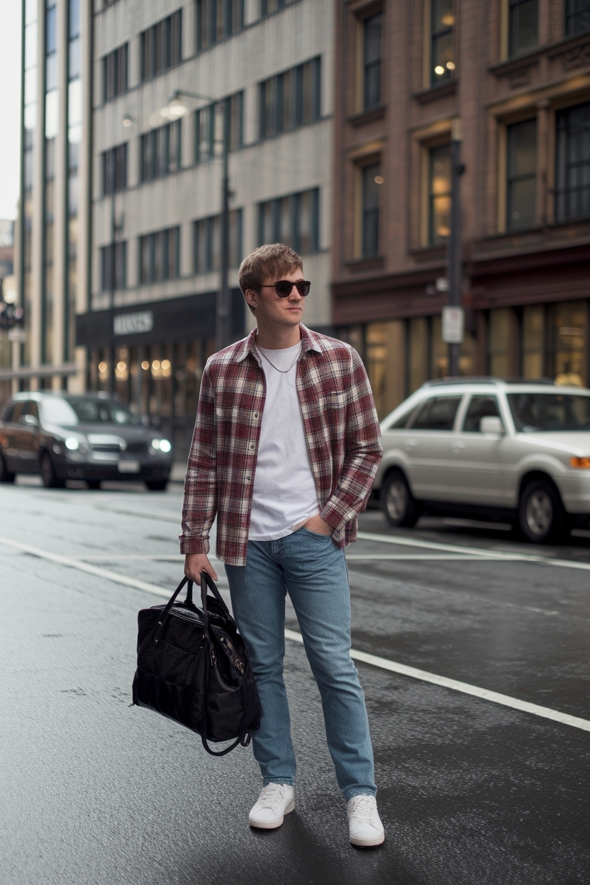 90s Fashion Outfits Men Grunge Style for Retro Vibes outfit idea