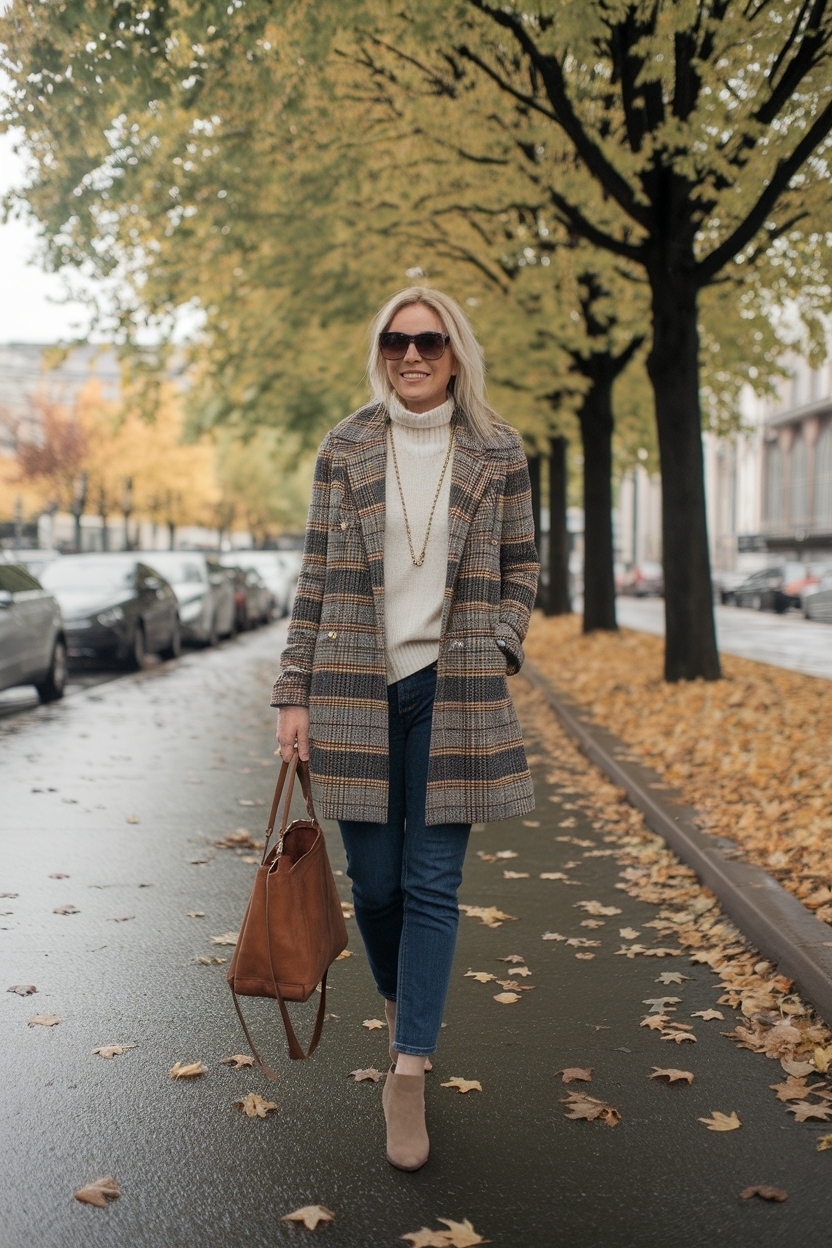 Autumn Outfits Women Over 40 Casual Winter Layering Ideas outfit idea