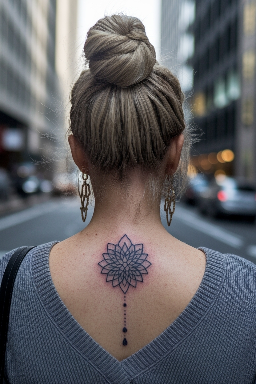 Back of the Neck Tattoos for Women: What You Need to Know outfit idea