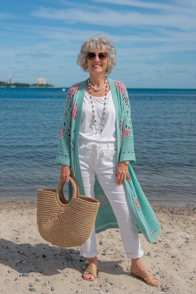 Beach Outfit Women Over 60 for a Timeless Look outfit idea