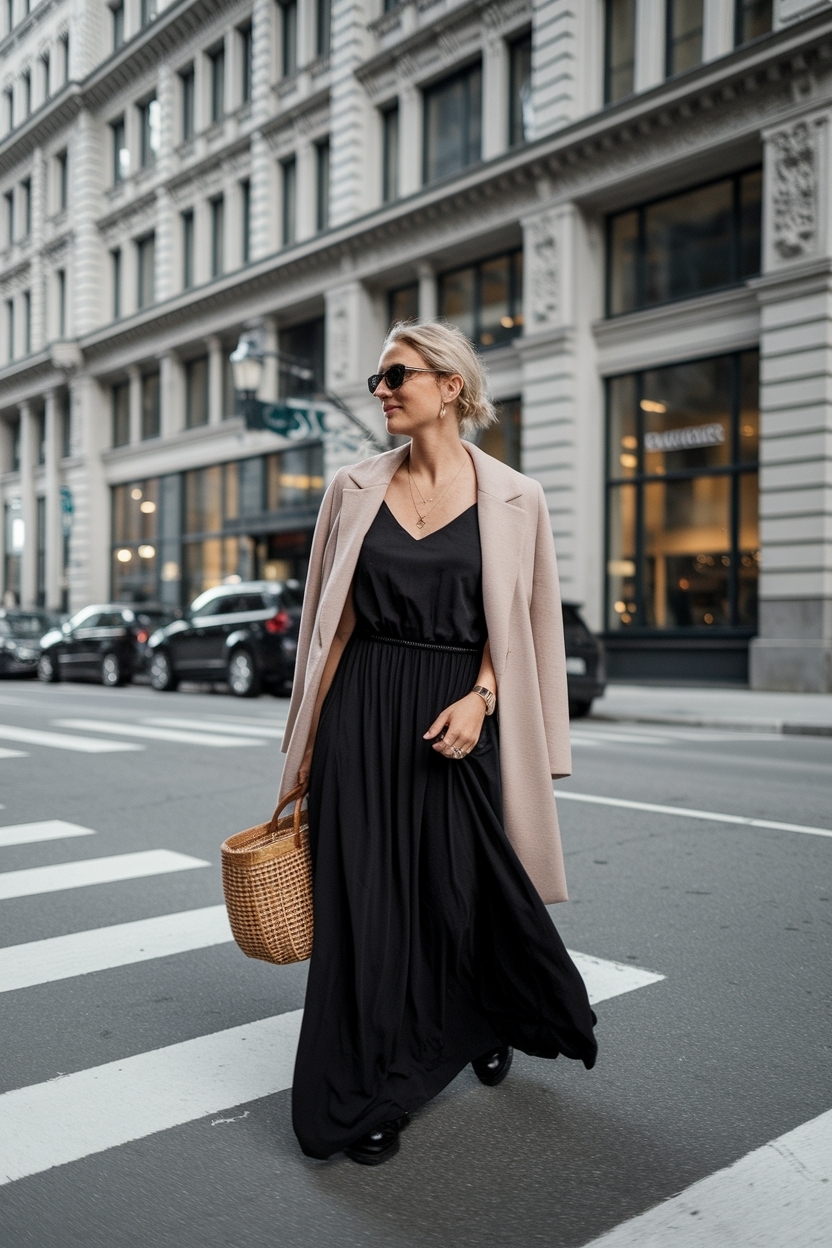 Black Maxi Dress Outfit Ideas for Every Occasion outfit idea