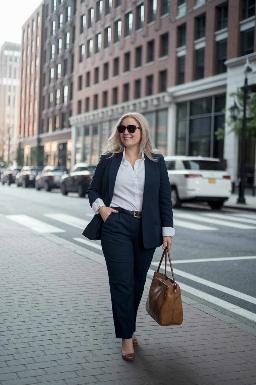 Business Casual Outfits Mid Size: Flattering Choices outfit idea