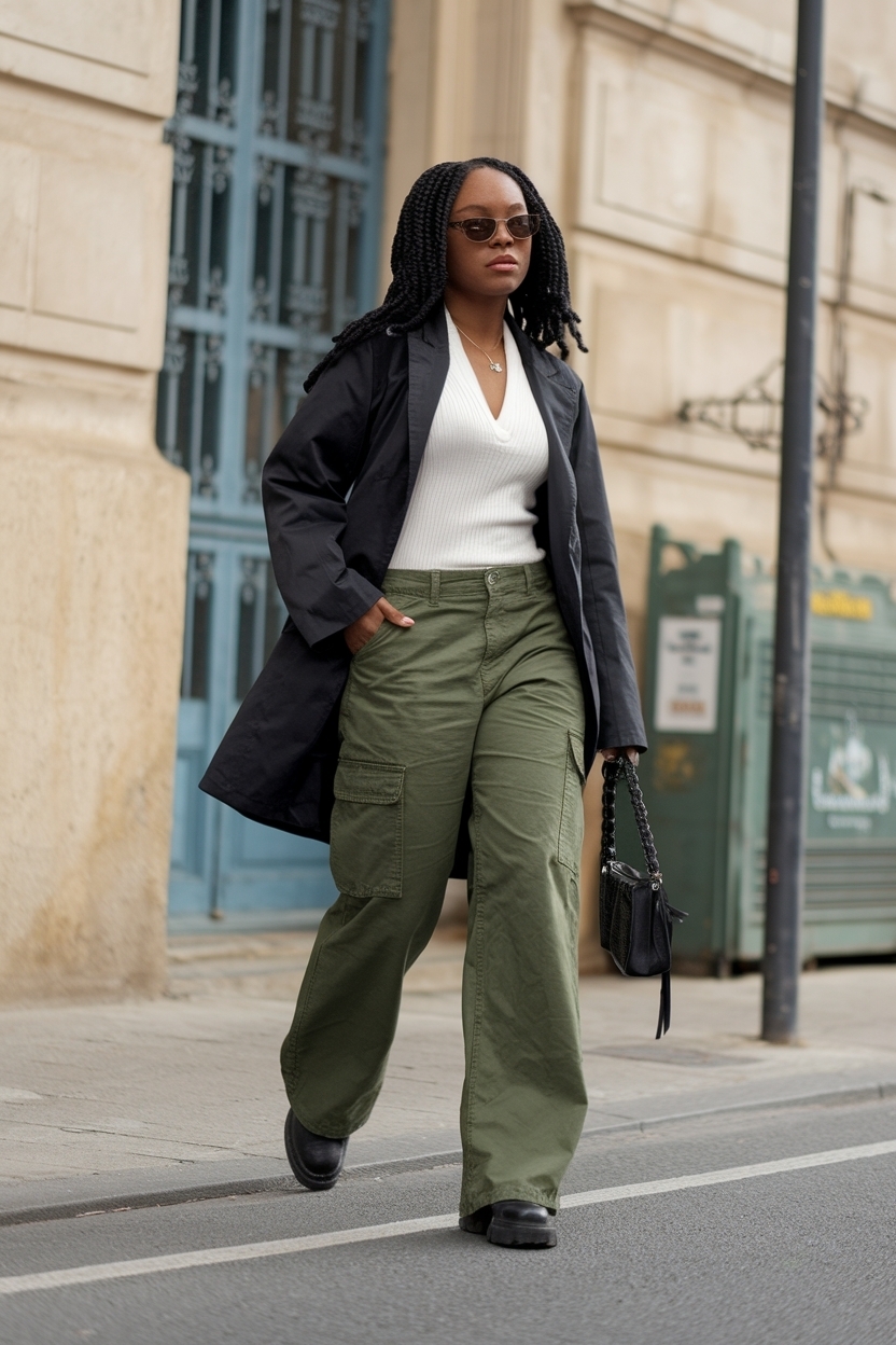 Cargo Pants Outfit Black Women: Celebrating Diversity in Style outfit idea
