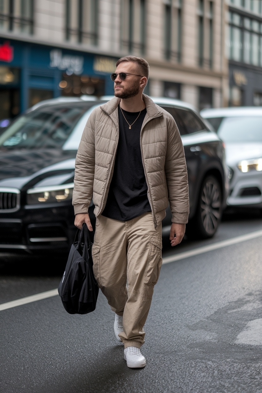 Cargo Pants Outfit Men Streetwear: Urban Fashion Essentials outfit idea