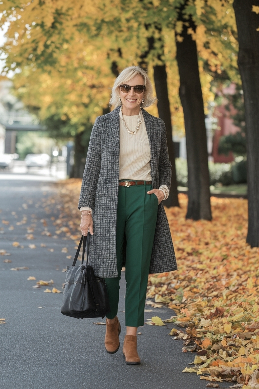 Casual Autumn Outfits Women Over 50: Chic and Comfortable outfit idea