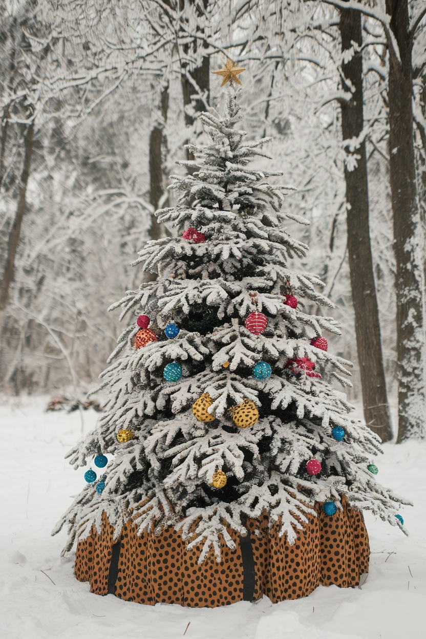 Decorate Your Cheetah Print Christmas Tree with Style outfit idea