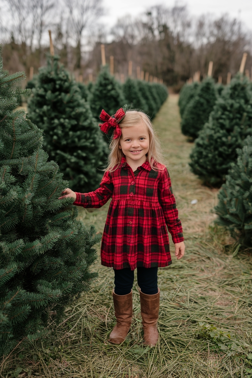 Christmas Tree Farm Photo Shoot Outfits: Capture the Moment outfit idea