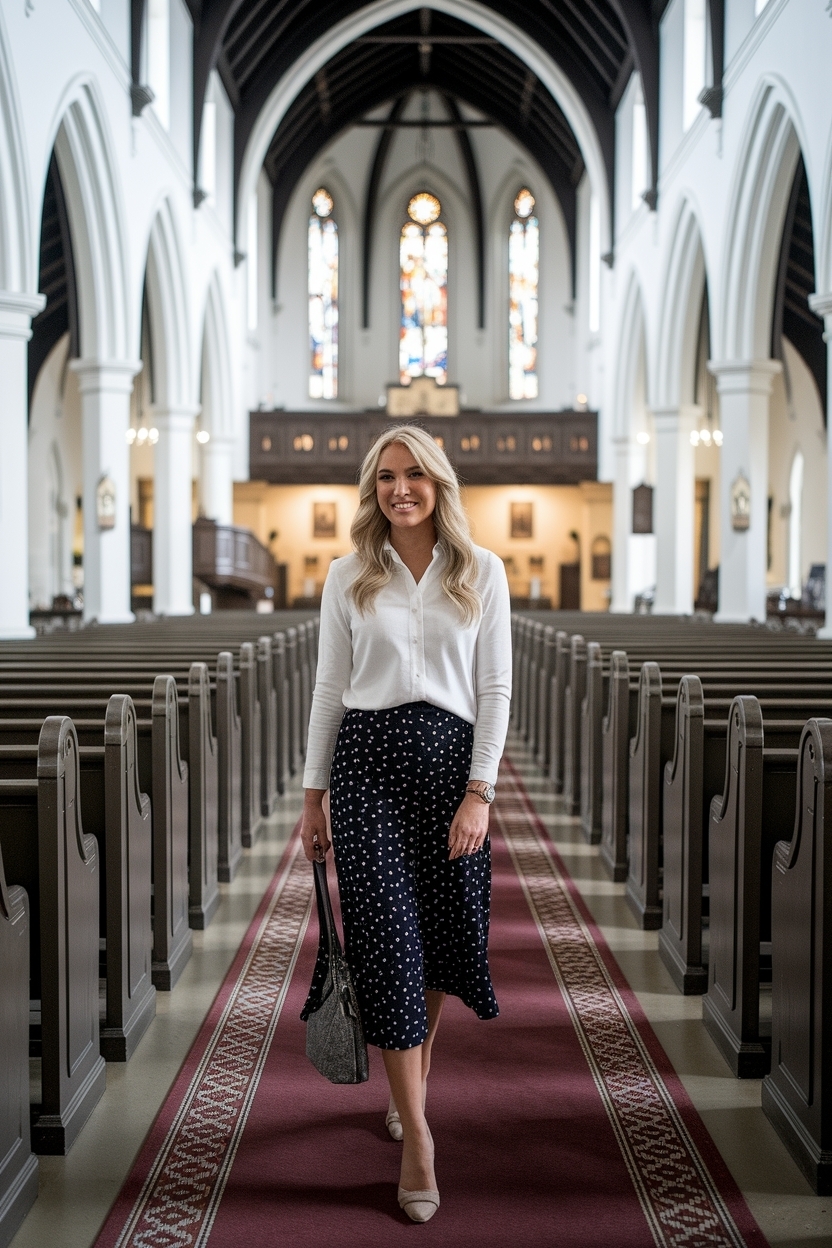 Elevate Your Style with Casual Church Outfit for Women outfit idea
